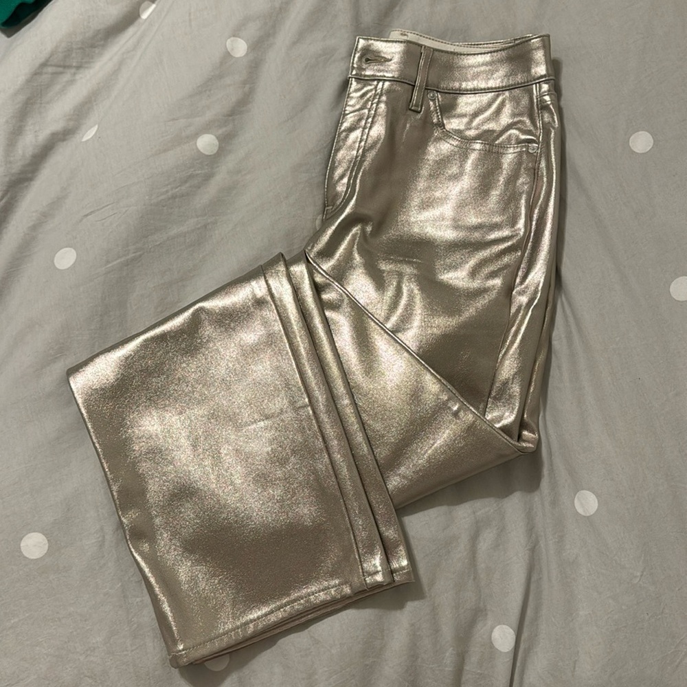 Express gold pants